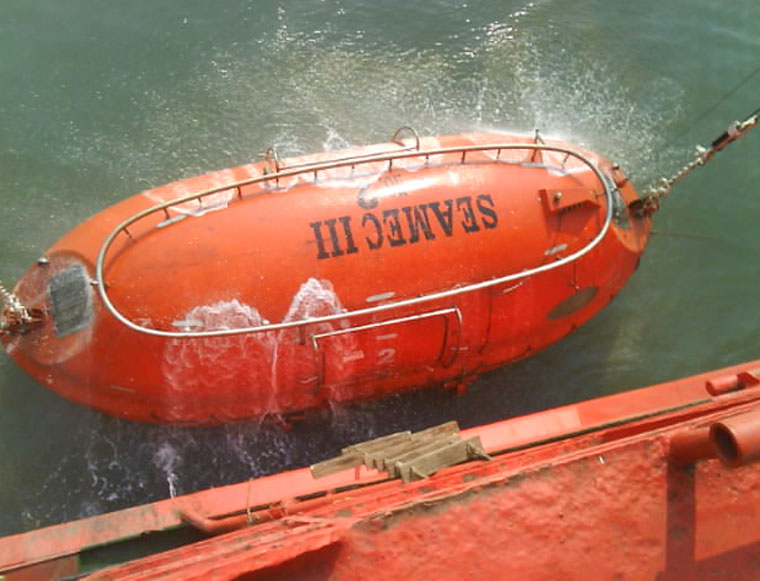 Lifeboat Sprinkler Test - SHM Group