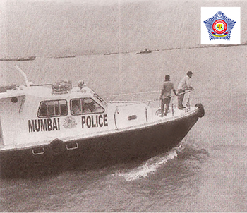 police boat byculla with logo